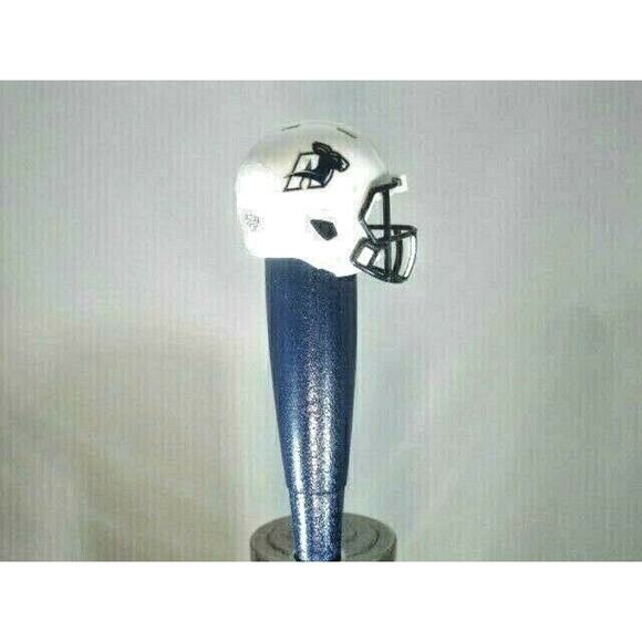 NCAA Akron Zips Tap Handle Kegerator Football Beer Keg Navy Wood MAC Mancave New - Picture 4 of 4